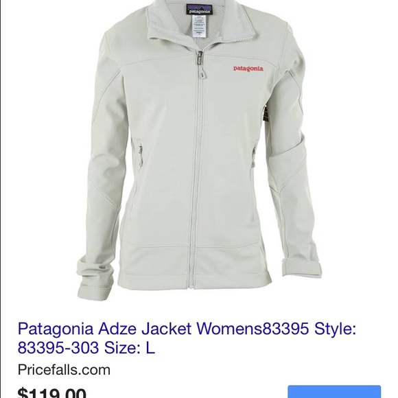 Women's Patagonia Adze jacket tailored Grey - Picture 4 of 4